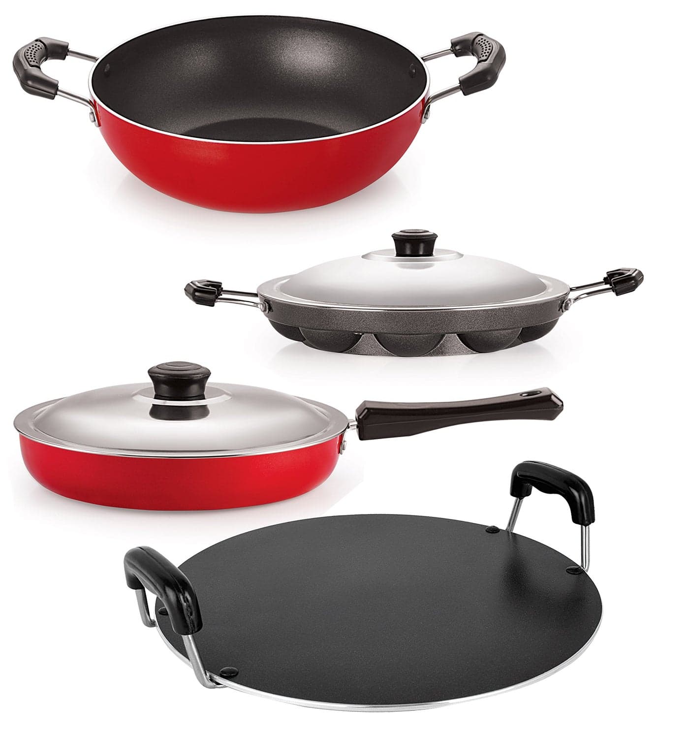 Nirlon Non-Stick Coated Aluminium Heat Resistance Kitchen Cooking Utencils Gift Set
