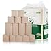 QingYa Bamboo Toilet Paper 4Ply 18 Rolls 200 Sheets Per Roll Total 3600 Sheets Unbleached Sustainable and Tree Free Soft Strong EarthFriendly