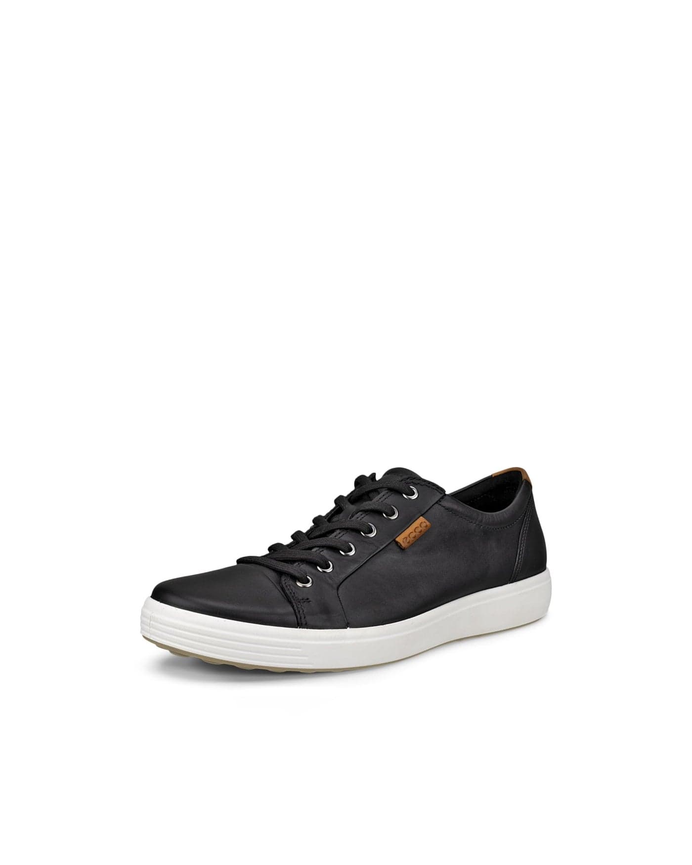 ECCO Mens Soft 7 Sneaker Shoe Black 50 M EU 16165 US