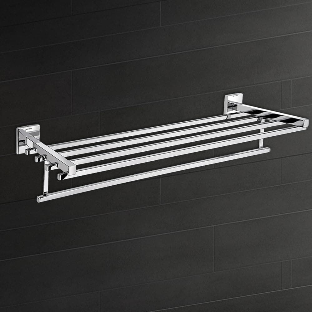 Germa Sanitarywares 304 Stainless Steel Towel Rack for Bathroom Towel Hanger for Wash Room Towel Stand Bathroom Accessories Chrome