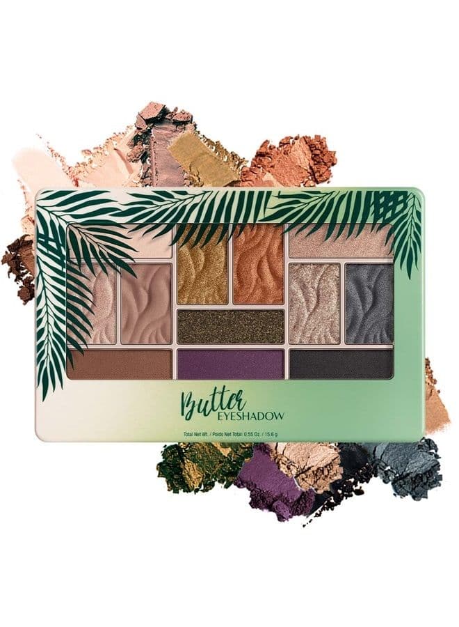 Murumuru Butter Eyeshadow Palette, Dermatologist Approved, Sultry Nights