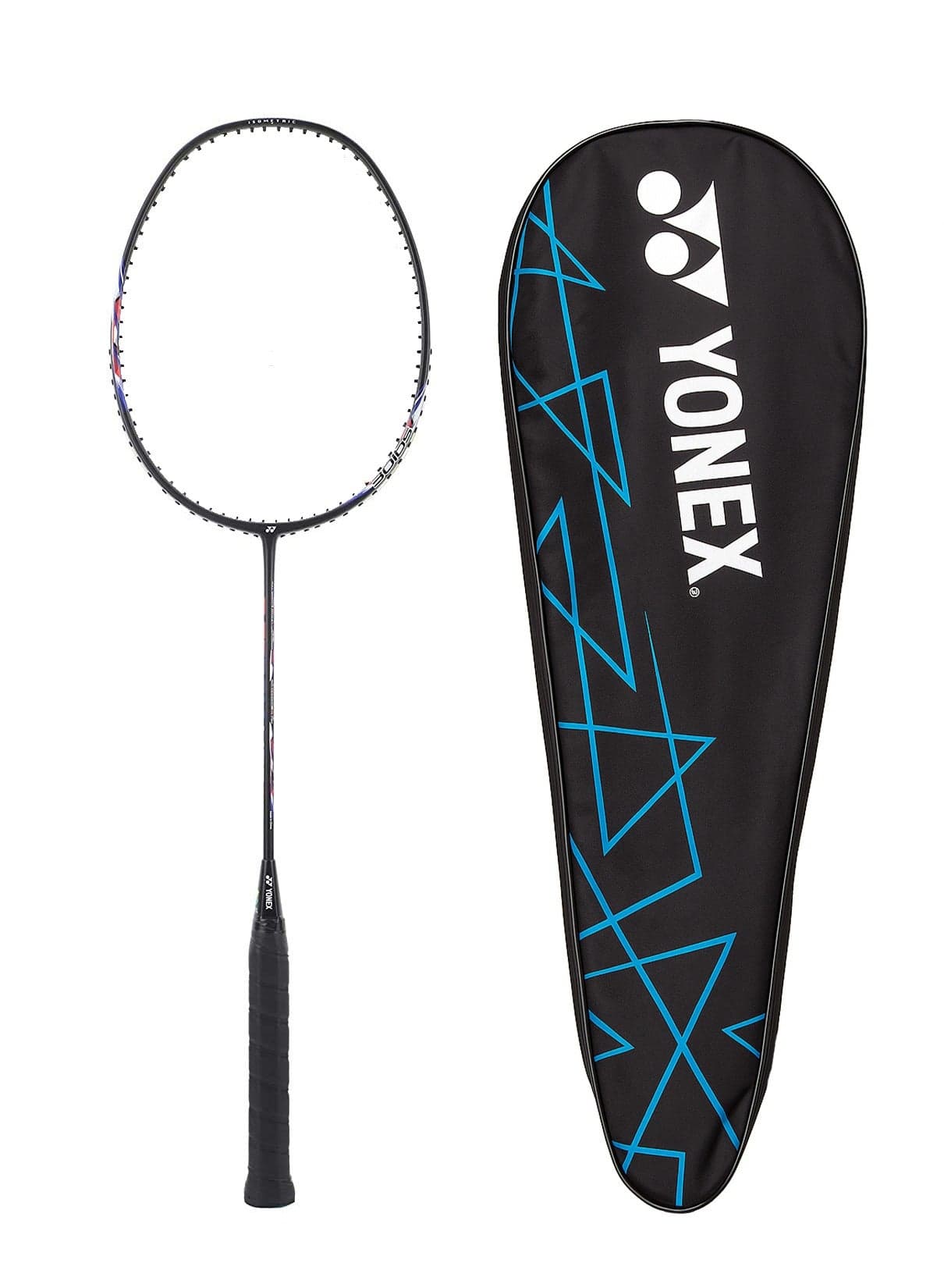 ASTROX LITE 21i Unstrung Badminton Racquet – Graphite & Alloy Steel, Lightweight, Intermediate Skill Level (Black)