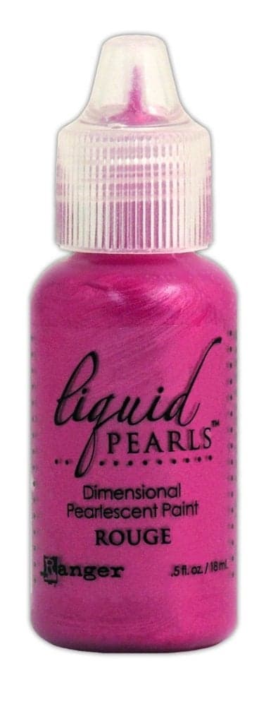 Ranger LPL28222 Liquid Pearls Glue Paint Rouge 05 oz