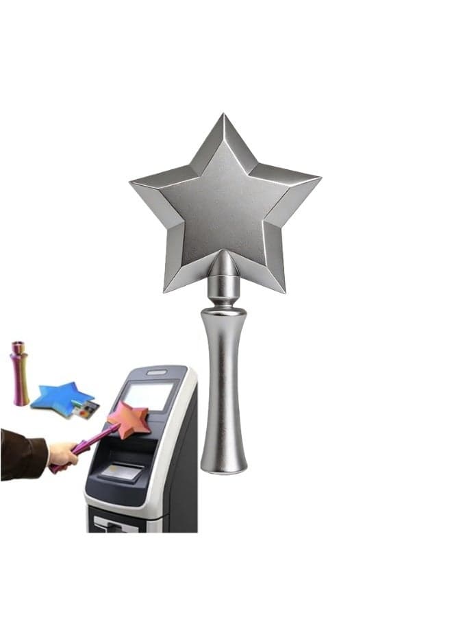 3D Printed Wand Tap To Pay, Fairy Wand Credit Card Holder, Star Contactless Payment Card Holder, Taps-to-Pays Credit Card Wands, Fun Functional Surprise for Girls Women