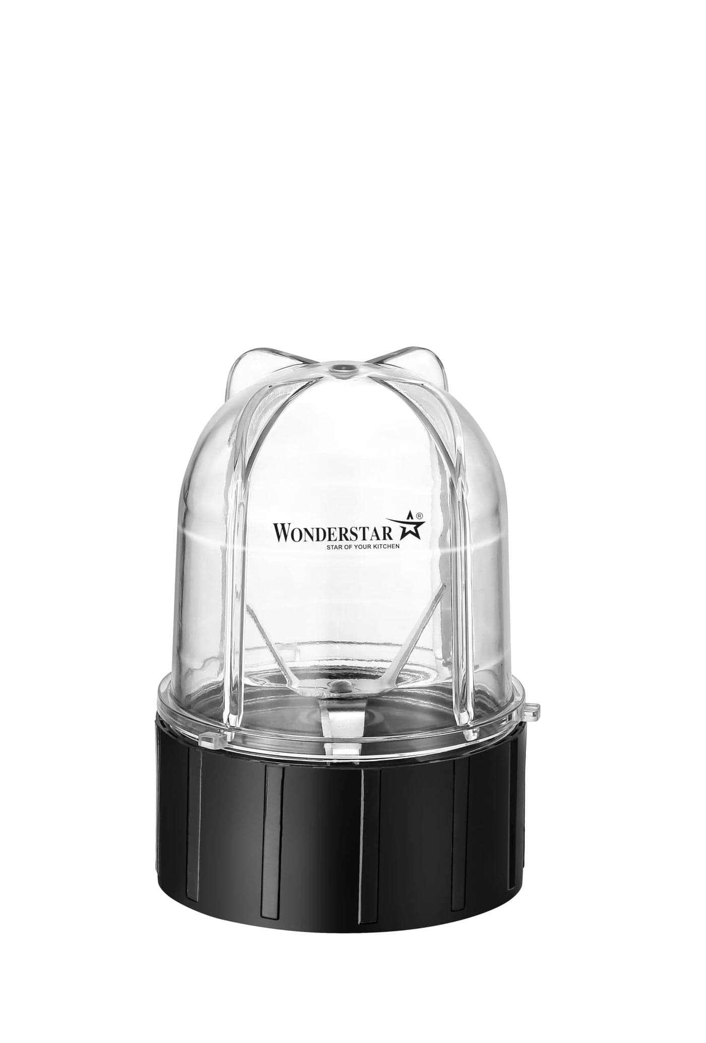 Wonderstar Nutri Blender Cup, 300ml Capacity, Black Base with Clear Jar|| compatible for wonderchef nutri blend mixers only || match and buy