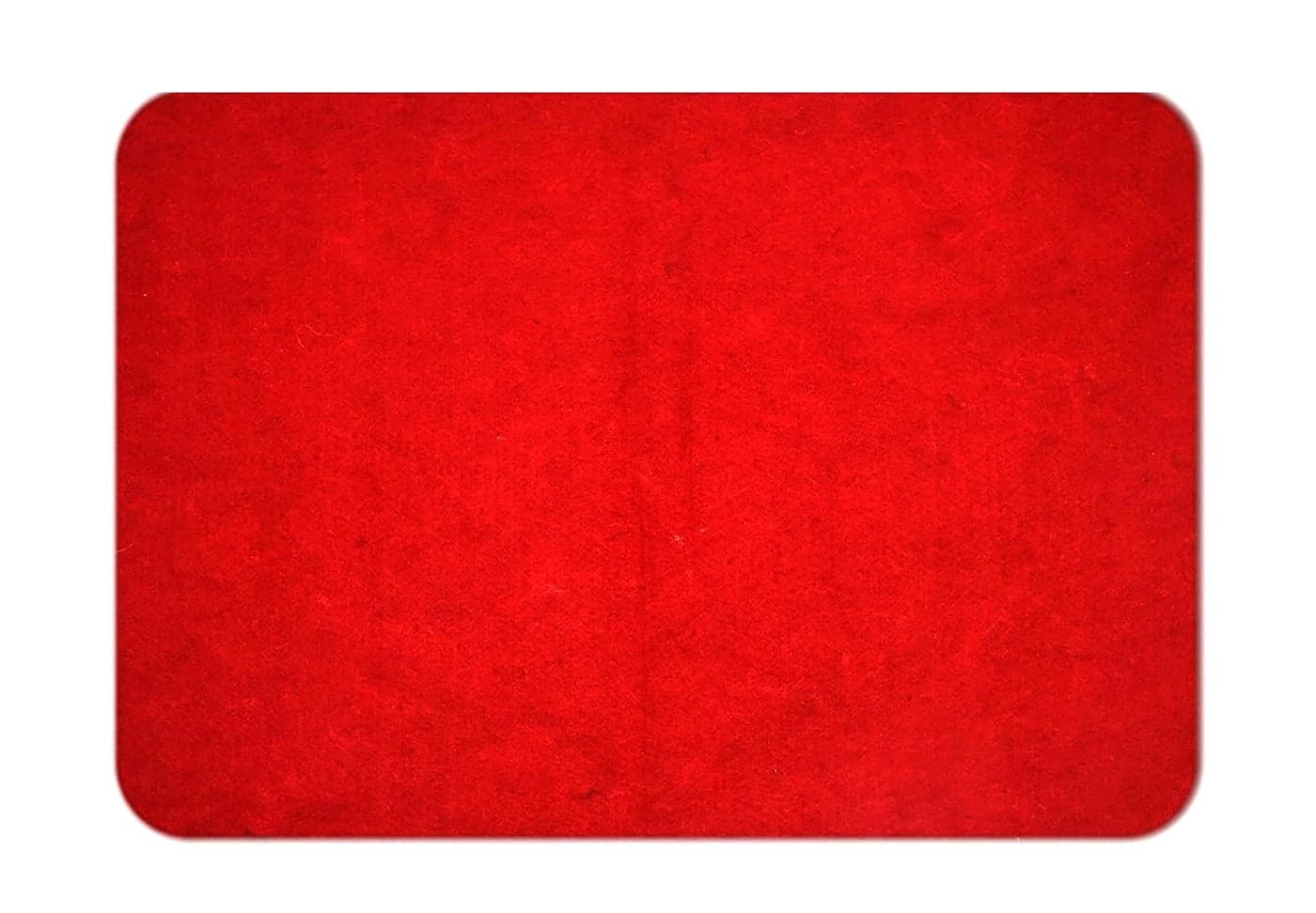 Achleshwar Premium Red Woolen Aasan Meditation Prayer Mat Handcrafted Soft Comfortable Red 23 x 30 Inch (Pack of 1)