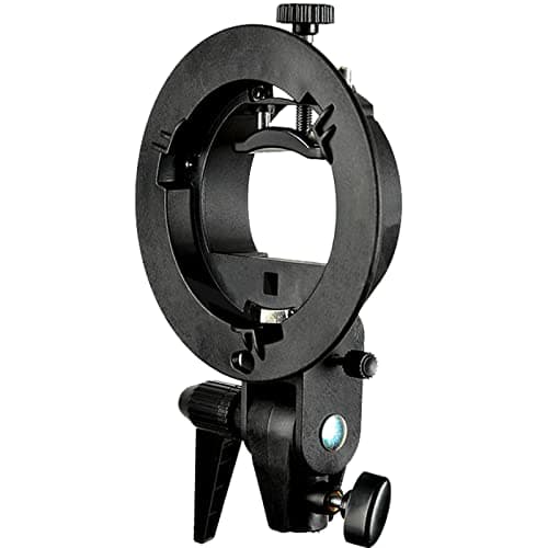 Godox S Type Bracket Bowens Mount Holder for Speedlite Flash Snoot Softbox Honeycomb and Godox TT685II V860III Flash