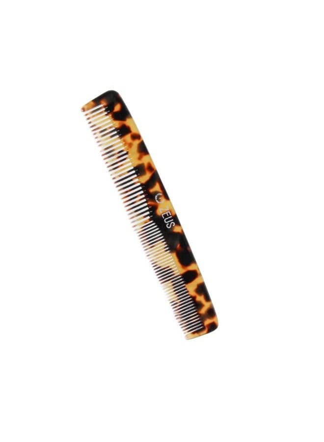 Beard & Mustache Comb for Men, Handmade Saw-Cut Hair Comb for Untangling & Styling Beard (Tortoiseshell) V12