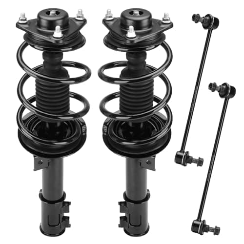 Front Spring Strut & Sway Bar Links for 2011 Hyundai Sonata GLS/Limited 2.4L (ONLY for built before 7/22/2010, Exc. Sport Suspension) Struts w/Coil Replace for 172586, 172585, 532585, 532586