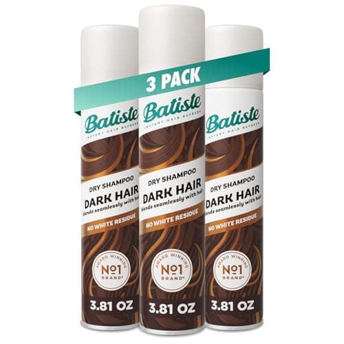 Batiste Dark Dry Shampoo Waterless shampoo 381oz 3 pack