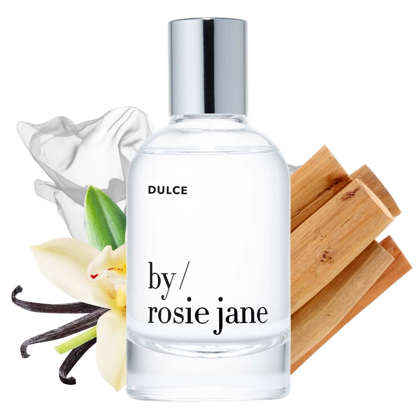 By Rosie Jane Eau De Parfum Spray (Dulce) - Clean Perfumes for Women - Essential Oil Mist with Notes of Vanilla, Hinoki Wood, Nude Musk - Paraben-Free, Vegan, Cruelty-Free, Phthalate-Free (50ml)