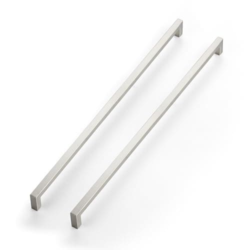 JOY DECOR 8 Pack Cabinet Handles18 Inch Brushed Nickel Cabinet PullsKitchen Cabinet Handles Square Drawer Pulls Stainless Steel Drawer Hardware Handles 458mm Hole Centers