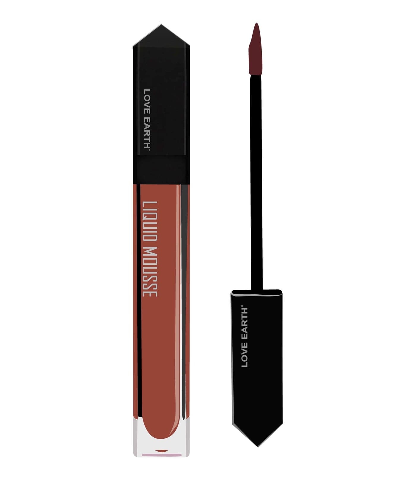 Love Earth Liquid Mousse Lipstick Matte Finish Lightweight NonSticky NonDryingTransferproof Waterproof Lasts Up To 12 Hours With Vitamin E And Jojoba Oil 6 ml Pack Of 1 Appletini