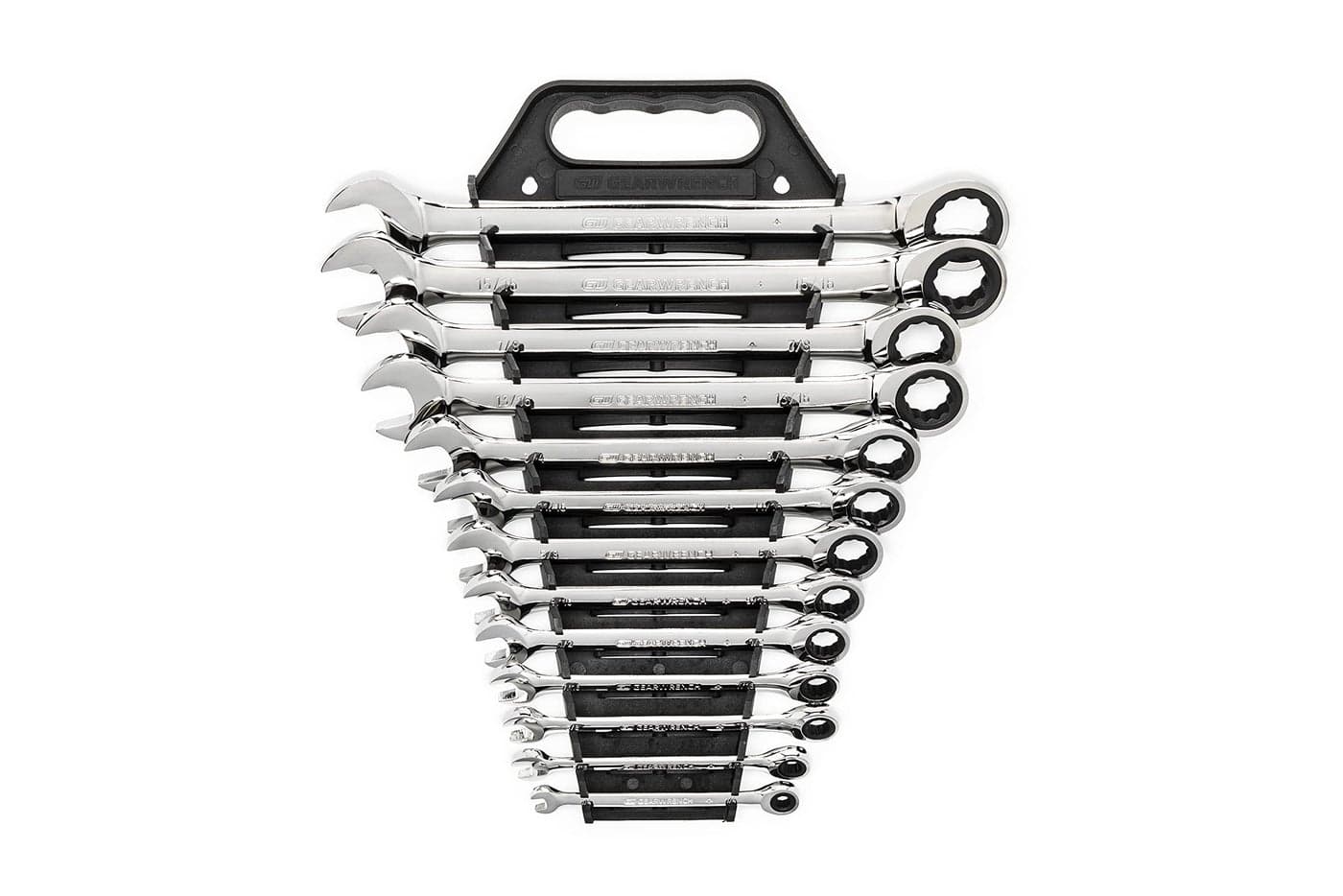 GEARWRENCH 13 Piece 12 Point Ratcheting Combination Wrench Set SAE 9312
