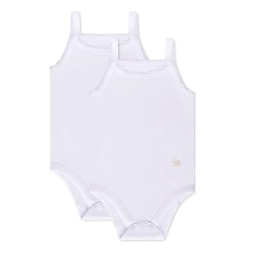 Feathers Baby Girls 100% cotton super soft One-piece Bodysuits 2-Pack