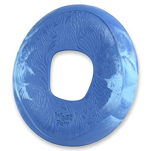 WEST PAW Seaflex Sailz Dog Toy Flying Disc Machine Washable EcoFriendly Zogoflex Toys for Moderate Chewers Perfect for Fetch Gnawing Catch Pet Training Surf