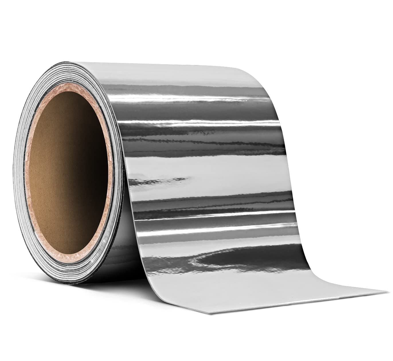 VViViD Gloss Silver Chrome AirRelease Vinyl Adhesive Tape Roll 3 Inch x 30ft