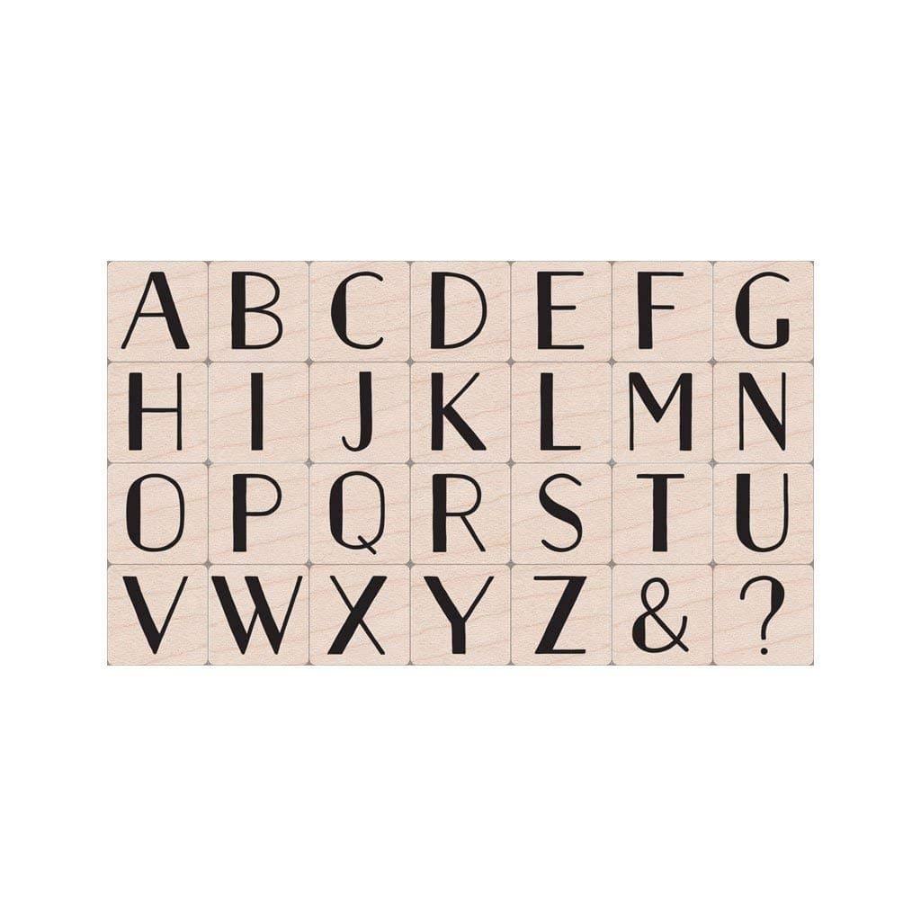 Hero Arts LP453 Wood Sets Golden Age Large Letter Set