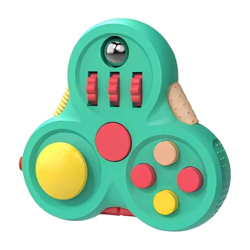 Yrissmiss Fidget Toys for Adults1PCS Fidget Pad Easter Basket Stuffers for Boys GirlsSensory Toys Stress Relief Cube Clicker ControllerADHD Autism Fidget Spinner for Office Desk Travel Games