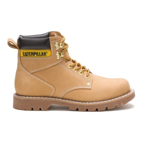 Cat Footwear Men's Second Shift Soft Toe Work Boot, Honey, 12