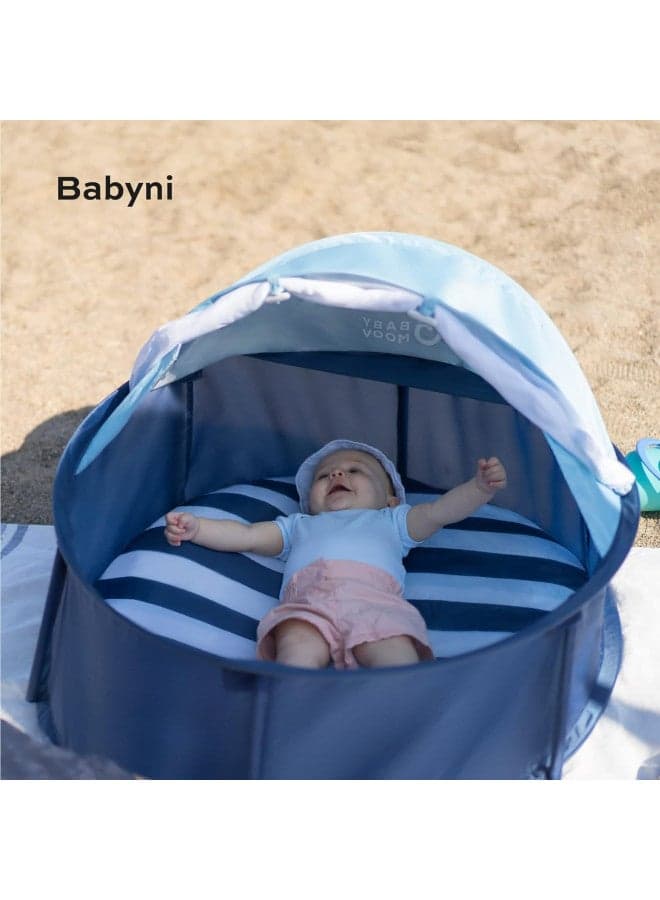 Babymoov Babyni Playpen, Activity Gym & Napper with Pop-Up System, 6 Toys and UPF 50+ Protection for Outdoor & Indoor Use