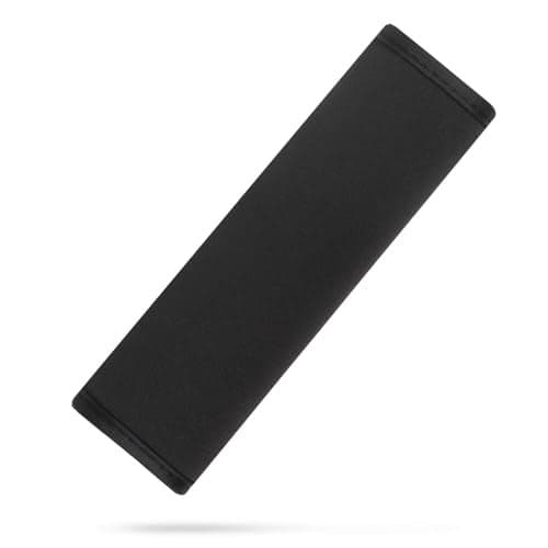YR Seat Belt Cover for Kids Soft Comfort Seat Belt Cushion for Children Cute Cartoon Pattern Car Seat Belt Pads Cover for Girls and Boys 1 Pack Black