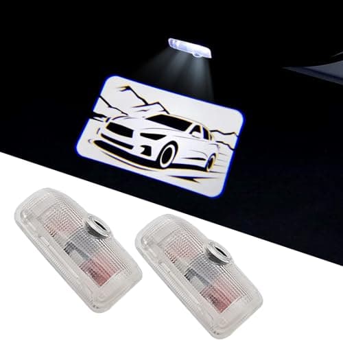 BuJinZeTui 2PCS LED Car Door Logo Lights Projector Compatible with Infiniti Q50 Q50L (V37) 2008-2022 Puddle Lights Ghost Shadow Light Kit Car Accessories