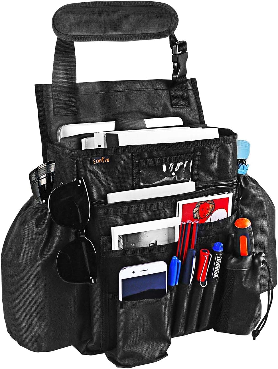 ECWKVN Car Front & Back Seat Organizer