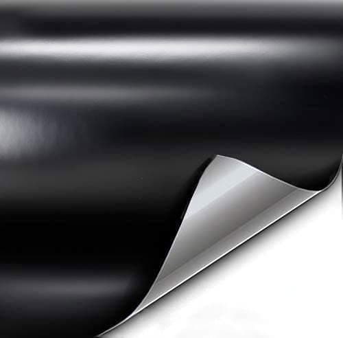 VViViD Satin Black Premium Adhesive Vinyl Wrap Film 1ft x 5ft