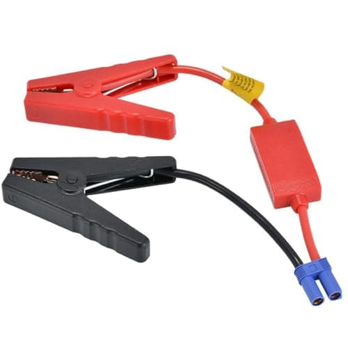 EC5 Jump Starter Cable with Battery Clamps for 12V Emergency Portable 10AWG Car Jump Start Battery Booster Cable Replacement Alligator ClipsBooster Jumper Cables Car Jump Starter Battery Clips