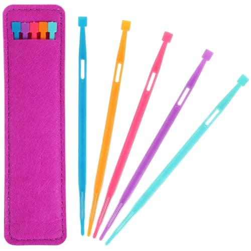 that Purple Thang Sewing Tools for Sewing Craft Projects Use Thread Rubber Band Tools with Bag Multifunctional Sewings Accessories and Supplies for Craft Projects Use 5 Pieces 5 Colors