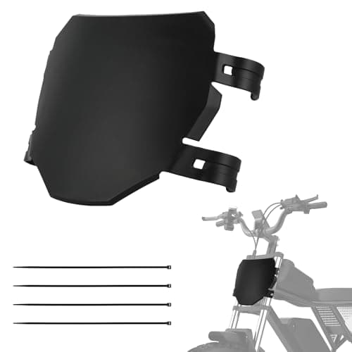 IUVWISN Electric Bike Number Plate E Bike Front Plate Compatible Fit for Ridstar Q20 Tuttio Soleil 01 Super 73 S1 S2 Y1 RX Macfox EBike Electric Commuter Mountain Bike Black