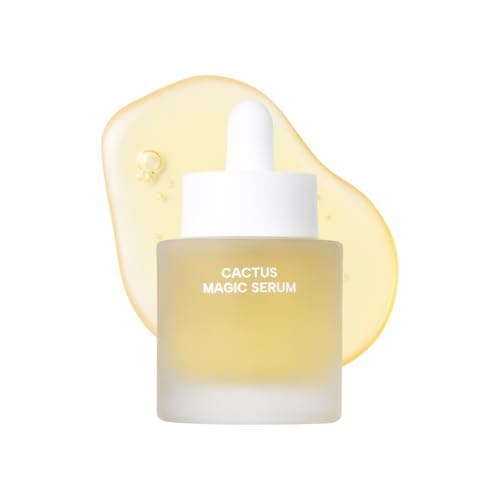 Whamisa Organic Cactus Magic Serum AntiWrinkle Brightening Renewing Care Skin Barrier Support Fermented Ingredients Hydrating Facial Ampoule Pore Refining Korean Skin Care 32ml