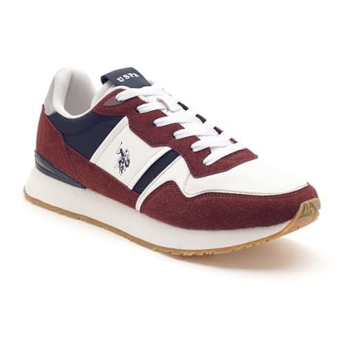 U.S. Polo Assn. Mens Orson 2.0 Sneakers - (UK8) (US9) (2FD25059M01) Burgundy