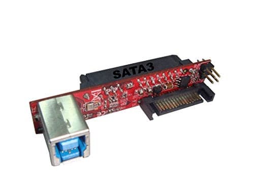 Ableconn IUSB3SA6G SATA III/SATA II Drive to USB 3.0 Type-B (F) Mini Vertical Adapter