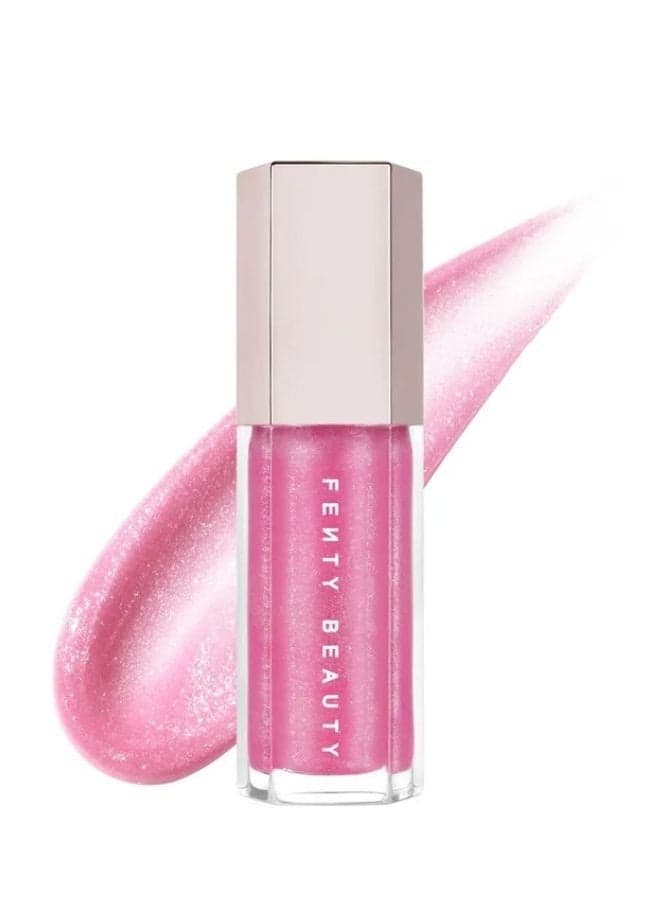 Fenty Beauty by Rihanna Gloss Bomb Lip Luminizer – Wattabrat Collection WATTABRAT, 3D Baby Pink Shimmer Lip Gloss, High-Shine Non-Sticky Finish, Hydrating Formula, 0.3 oz/9 mL