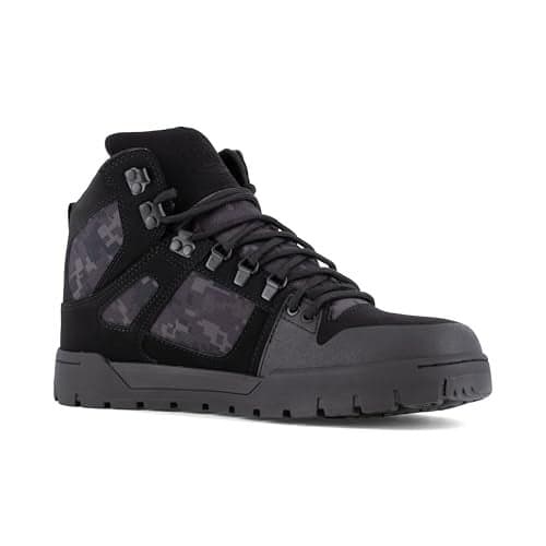 DC Work Men's Pure Work Black Camo Composite Toe Boots