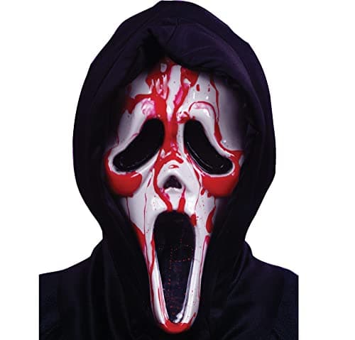 SCREAM MASK W BLOOD AND PUMP