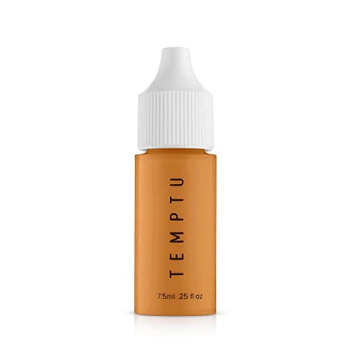 TEMPTU SilkSphere Airbrush Foundation LongLasting Liquid Makeup Medium to Full Coverage 4In1 Formula Foundation Primer Concealer Corrector Luminous Dewy Finish 75W Desert 25 Fl Oz