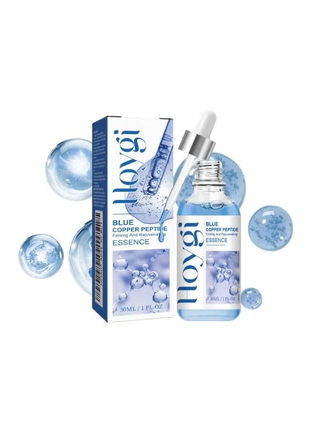 Blue Copper Peptide Anti-Aging Serum- Skin Revitalizing Formula with Brightening Essence for Radiant Face 30ml