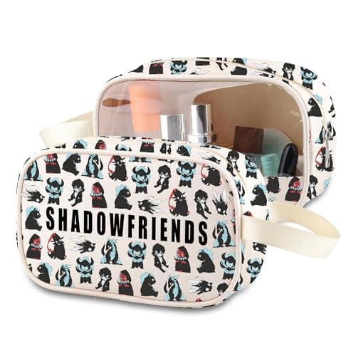 MNIGIU Anime Inspired Shadowfriends Clear Makeup Bag Anime Friend Gift Shadowfriends Cosmetic Bag
