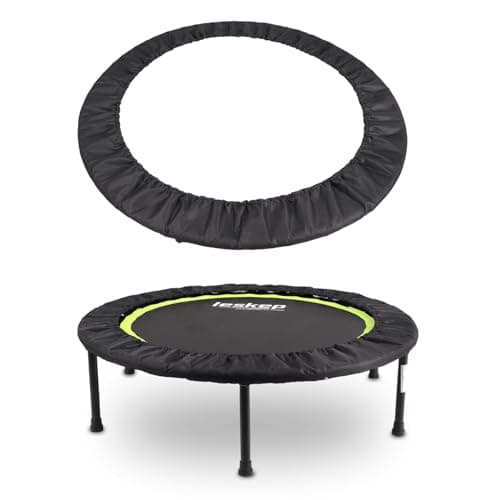 LESKEP Trampoline Spring Cover 40in with 600D Oxford Cloth Optional & Compressed Suede Replacement Mini Trampoline Cover - 40in Black