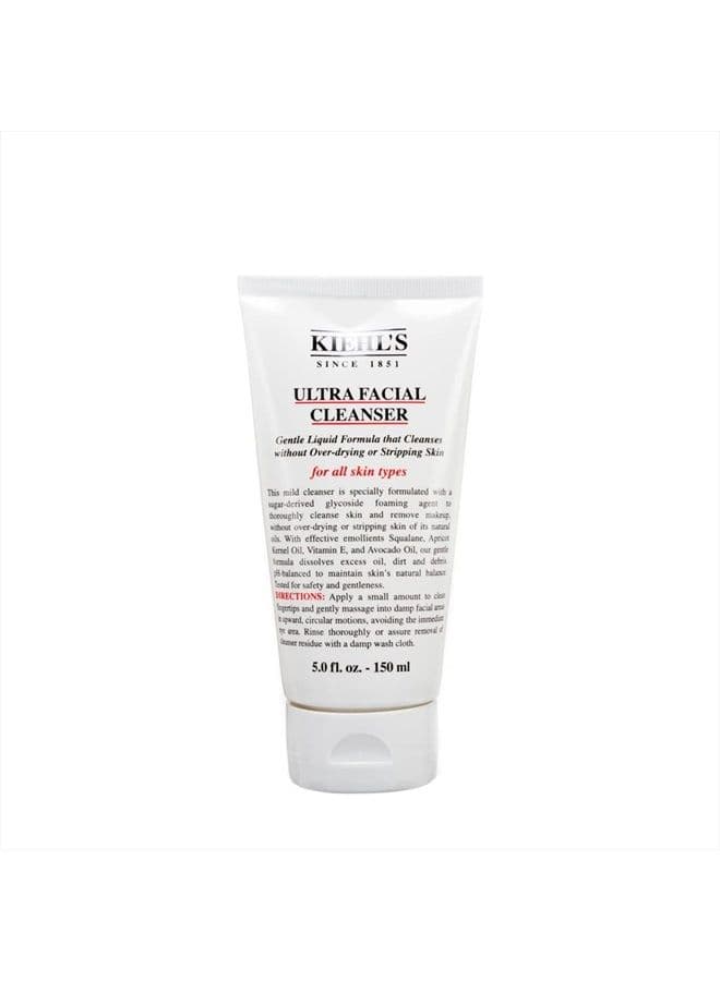 Ultra Facial Cleanser for Unisex, 5 Ounce/150ml (All Skin Types)