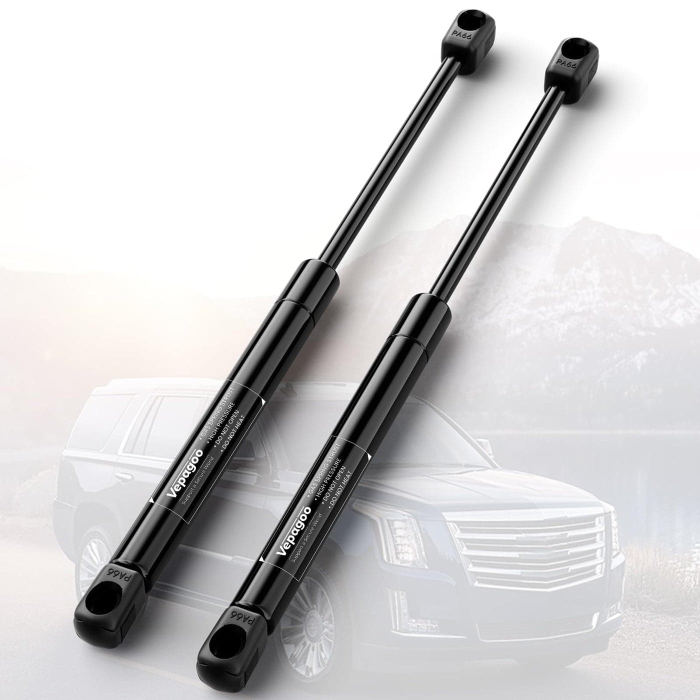 Vepagoo 4185 Rear Window Glass Struts 20002006 Cadillac Escalade Chevrolet Suburban Chevrolet Tahoe Chevrolet Sonora Gmc Yukon Gas Shock Lift Supports Spring Sport Utility 4Door Back Glass