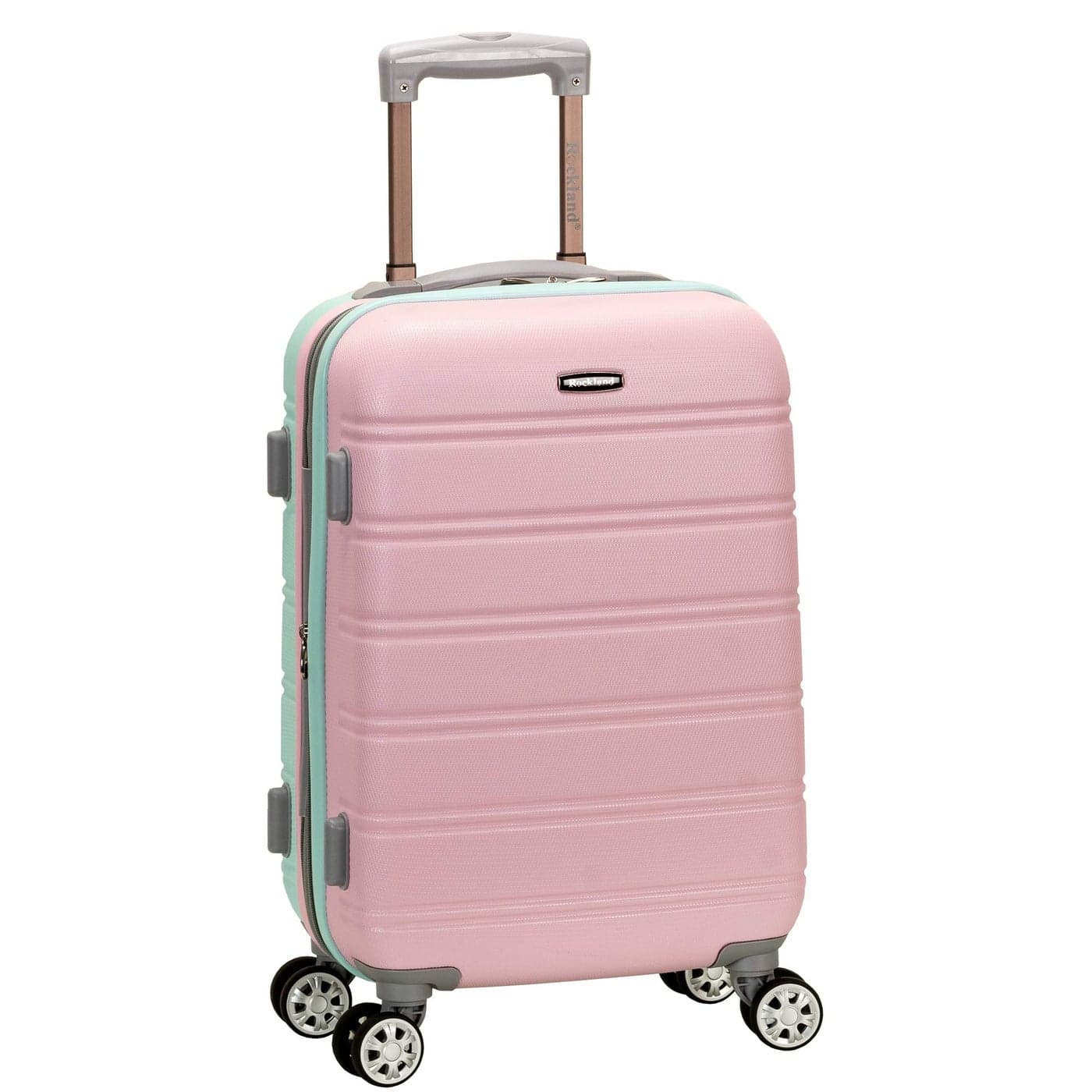 Rockland Melbourne Hardside Expandable Spinner Wheel Luggage Mint CarryOn 20Inch