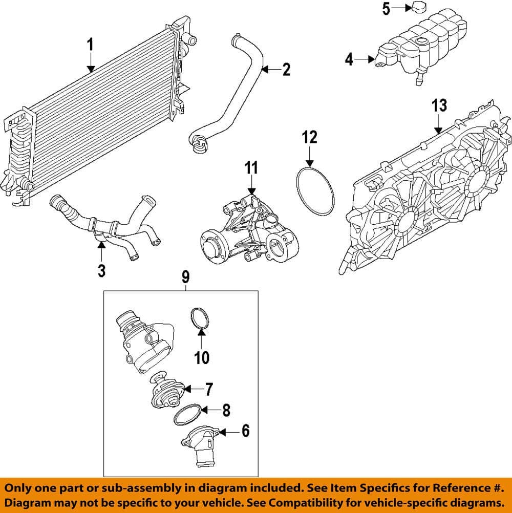 Ford FL3Z-8286-C Hose - Radiator