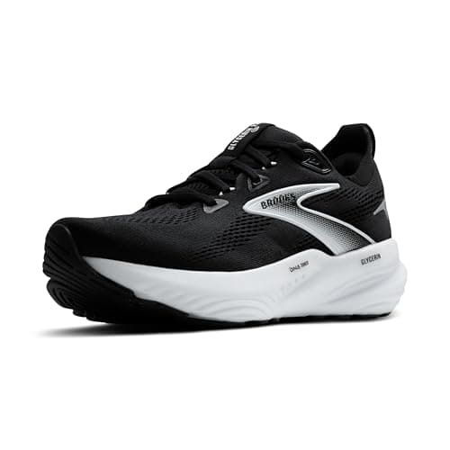 Brooks Men’s Glycerin 22 Neutral Running Shoe - Black/Grey/White - 10 Medium