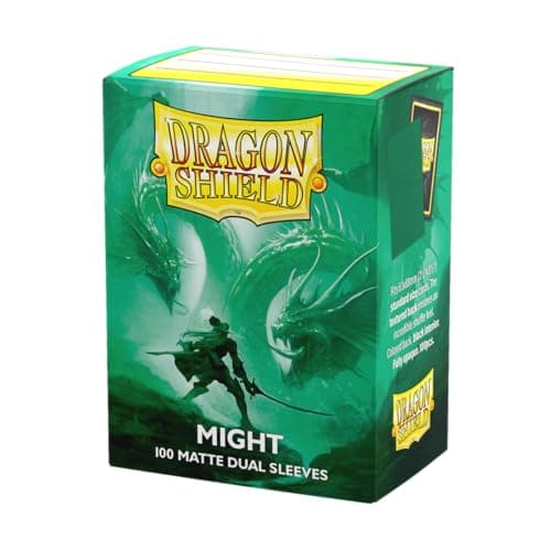 Dragon Shield Matte Dual Standard Size Card Sleeves 100 CT Smooth Tough Premium TCG Sleeves Compatible with Pokemon Flesh Blood One Piece Magic The Gathering Might