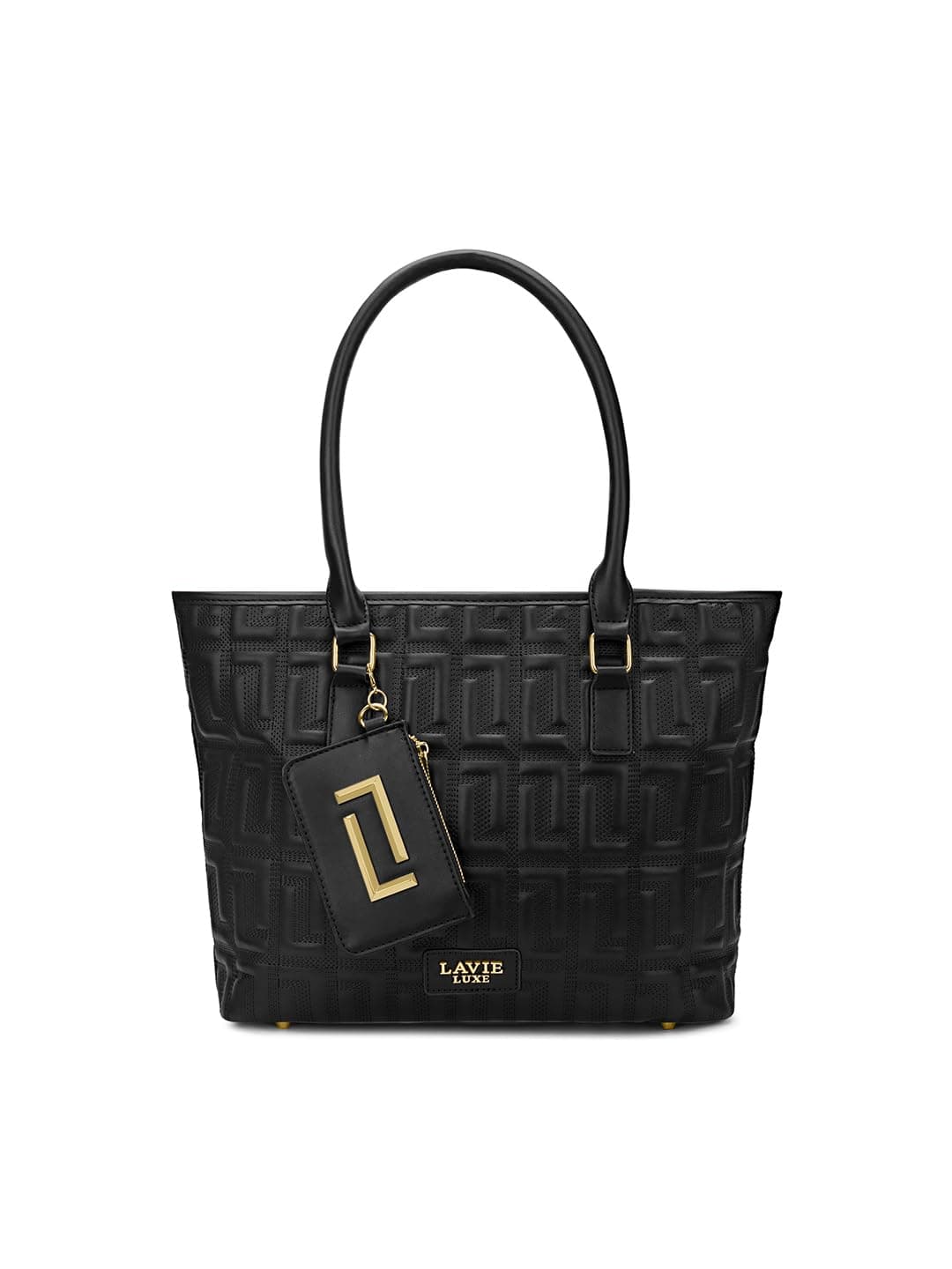 Lavie Luxe Women's Jemmy Pro Large Handbag | Fits Upto 14 Inch Laptop | Laptop Bag for Work | Ladies purse | Stylish Shoulder Bag | Gift for Women