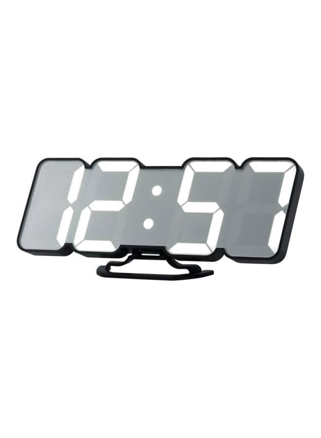 Wireless LED Alarm Clock Black/White 23.5 x 4 x 9.2cm